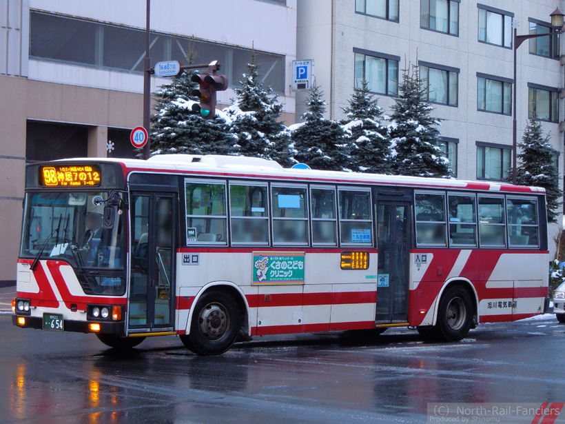 旭川22か654-3